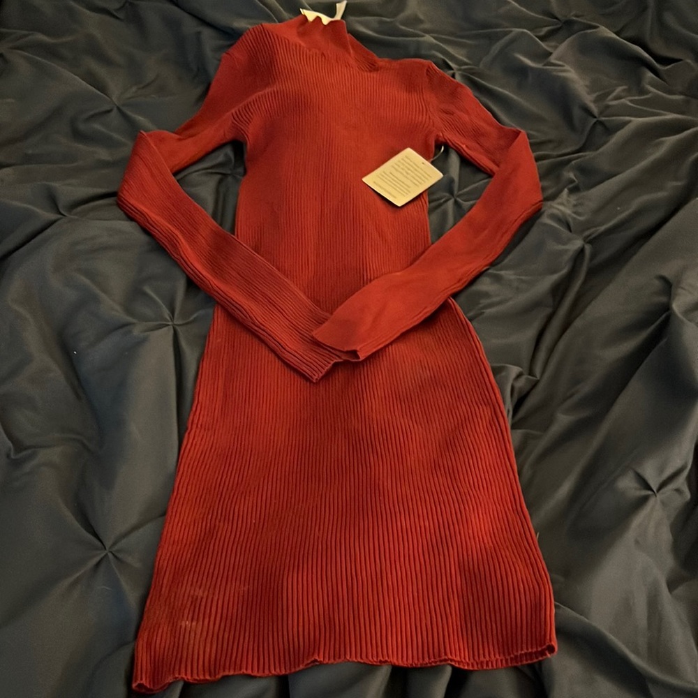 NWT ribbed sweater dress
